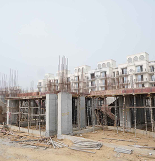 Project construction update of signature global park 4&5 buy 2 bhk flats in sector 36, Sohna , South of Gurugram.